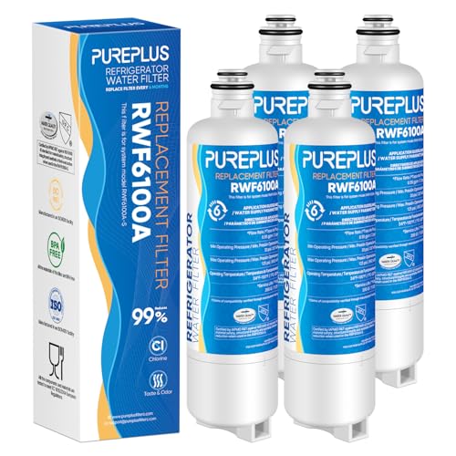 BORPLFTR50 Replacement for Bosch 11025825 Ultra Clarity Pro Refrigerator Water Filter (4 Count)
