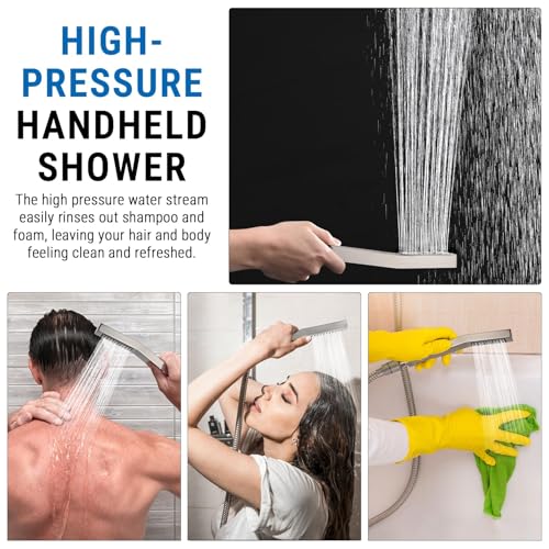All Metal 14" Rain Shower Head with Handheld for Bathroom Upgrade