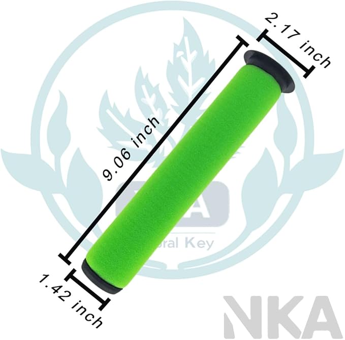 NKA 1611215 Vacuum Filter Replacement Compatible with Bissell AirRam Stick Vacuum Compare to Part # 1611215 for Models 1984 19844 1984B 1984C 2144 21448 19841 Pack of 4 - AquaVibe
