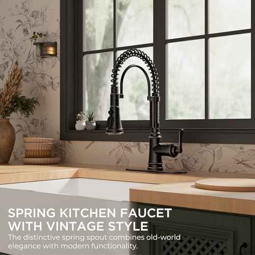 Atique Kitchen Faucet with Pull Down Sprayer