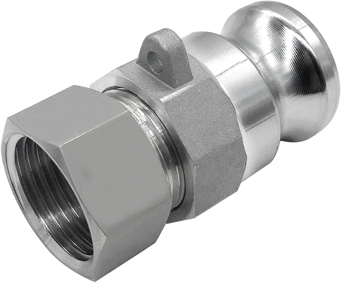 Aluminum Cam Lock Fitting Cam Groove Fitting 3/4" Male Adapter x GHT Female
