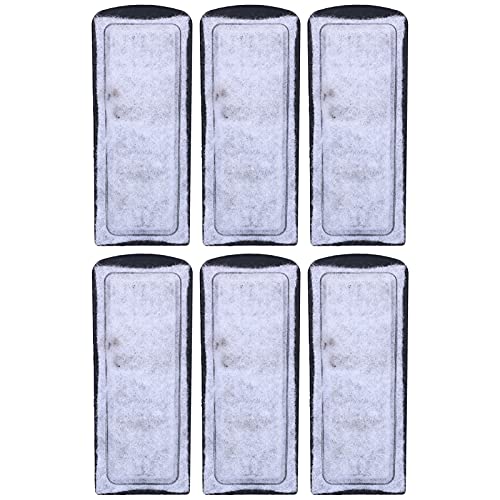 jbj Rimless Desktop Aquarium Filter Cartridge asin Fish Filter cartridges 17¡Á14¡Á4 6pcs Aquarium Filter Cotton Replacement wallmounted Filter Accessory for Fish