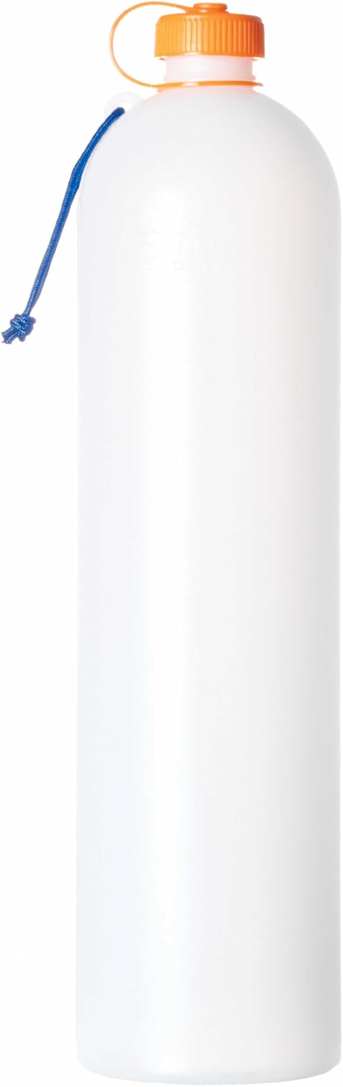 ThruBottle 1L Hard Sided Squeezable Bottle with Slim, Lightweight Design and 28mm Neck Compatible with Most Water Filters - Reusable, Recyclable Bottle for Hiking, Backpacking, and Travel