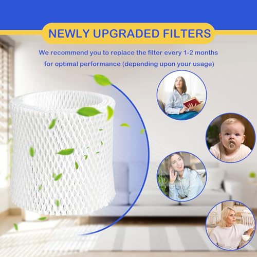 Humidifier Wicking Replacement Filter Compatible with Canopy Bedside and Nursery Humidifier (5 Count)