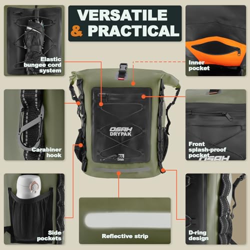 Waterproof Backpack Dry Bag 25L