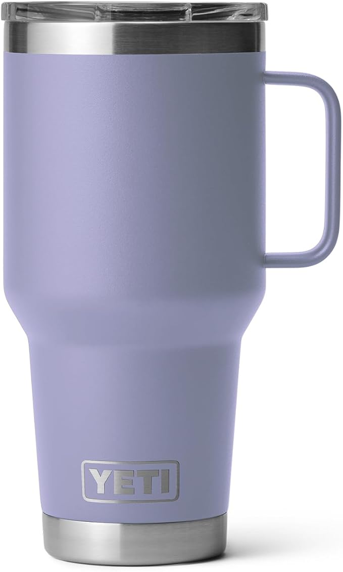 YETI Rambler 30 oz Travel Mug, Stainless Steel, Vacuum Insulated with Stronghold Lid