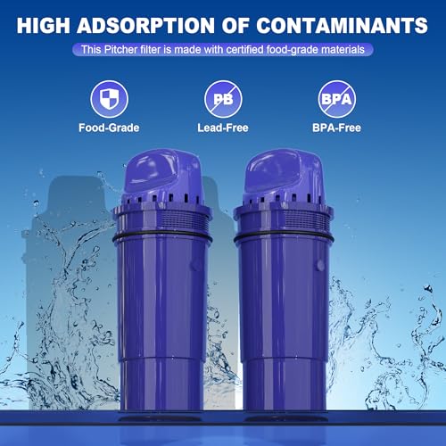 Water Filter Replacement for PUR Pitchers & Dispensers (6 Count)