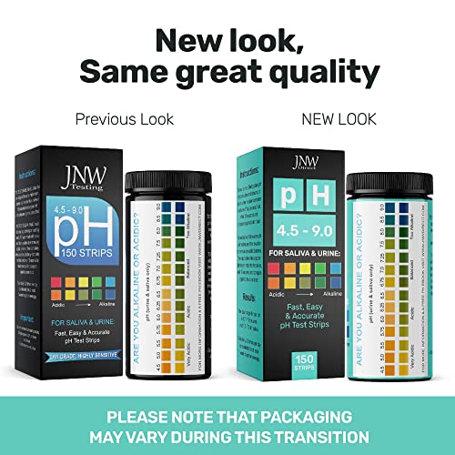 pH Test Strips for Urine and Saliva (150 Count)