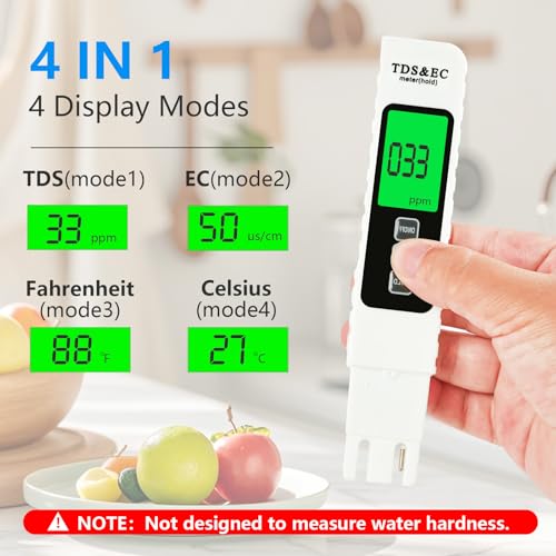 4 in 1 TDS Meter Digital Water Tester