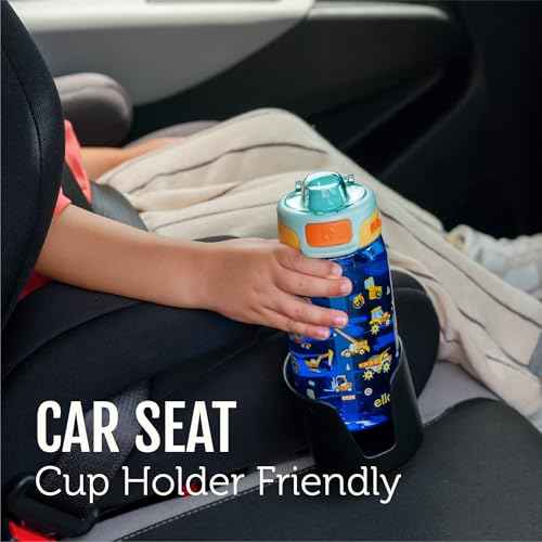 Kids Pop & Fill 16oz Tritan Plastic Water Bottle with Quick Fill Technology