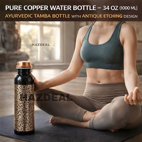 Copper Water Bottle 1 Liter