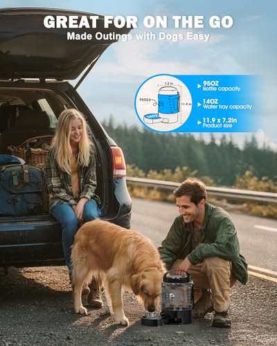 95OZ Large Dog Water Bottle (95 Fl Oz)