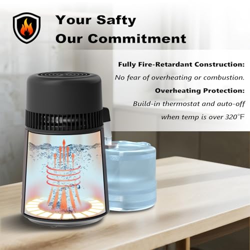 High Efficiency 1.1 Gallon Water Distiller