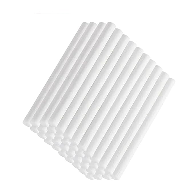 50PCS Humidifier Cotton Wicks Humidifier Filter Sticks Humidifier Replacement Part For Improved Indoor Air - AquaVibe