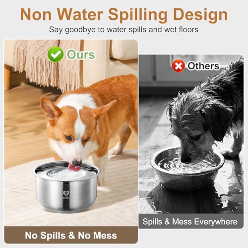 Dog Water Bowl No Spill (152 Fl Oz)