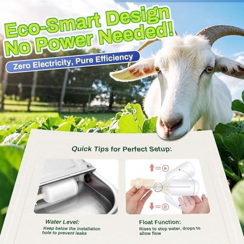 Automatic Animal Drinking Water Bowl with Float Valve