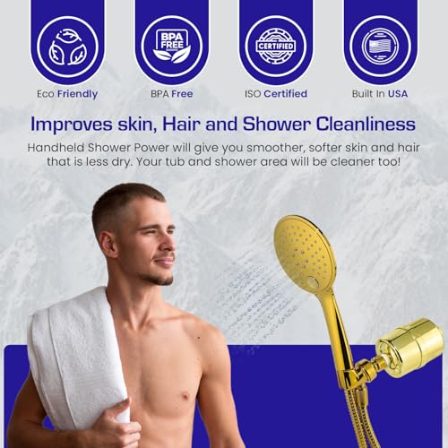 Luxury Handheld Shower Power Filtration System