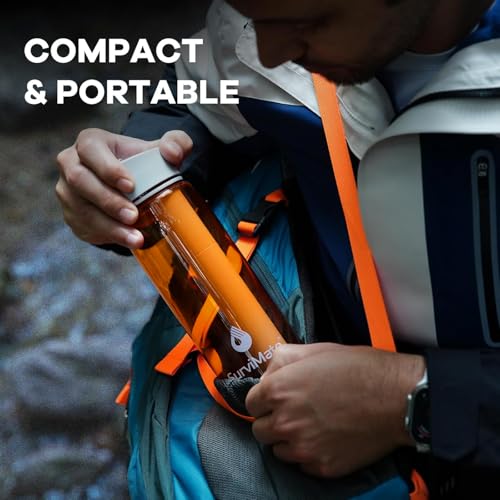 Purified Water Bottle for Camping (2 Count)