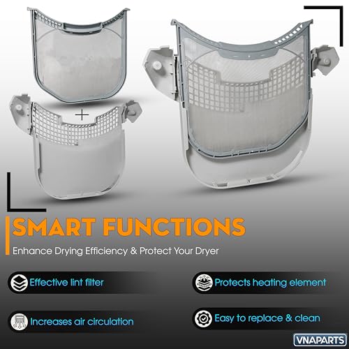 Dryer Lint Filter & Housing Cover For LG DLEX3370V DLEX3250W DLEX3470V