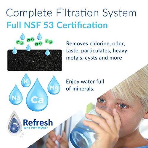 Refresh Refrigerator Water Filter Replacement (2 Count)