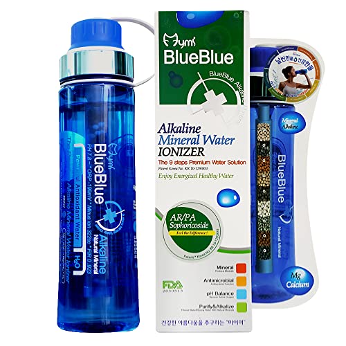 Alkaline Mineral 9 Stage Filter Water Bottles Alkaline Mineral Water Ionizer Portable Water Bottle