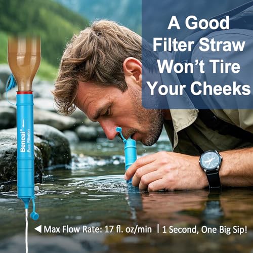 4 Stage 0.1 Micron Ultrafiltration Water Filter Straw (2 Count)