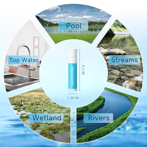 0.1 Micron Water Filter Straw for Camping