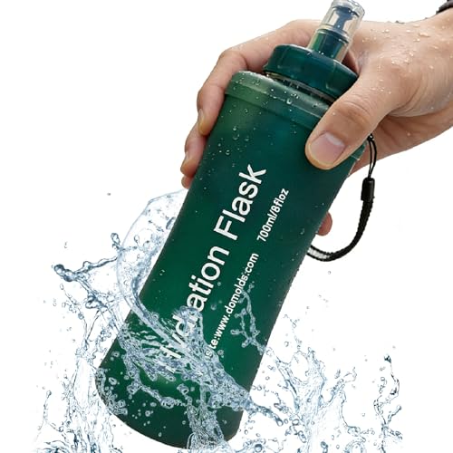 Collapsible Water Bottle with Filter for Hiking Travel