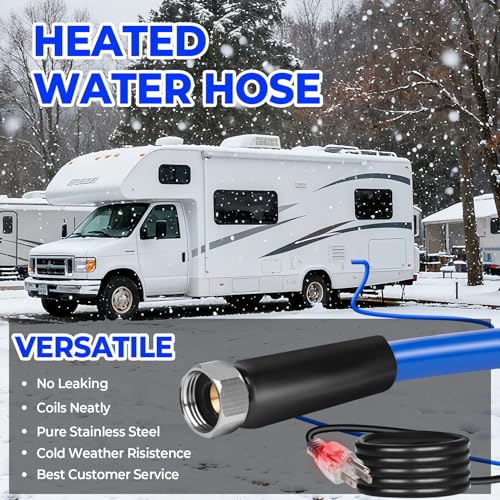 100FT Heated Water Hose for RV