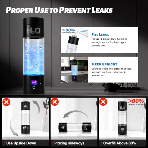 Hydrogen Water Bottle Generator