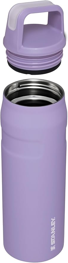 Stanley IceFlow Cap and Carry Water Bottle | Wide Mouth Twist Lid | Lightweight & Leakproof for Travel & Sports | Insulated Stainless Steel | BPA-Free