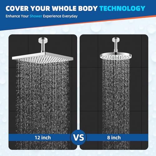 cUPC Certified Metal High Pressure 12'' Rain Shower Head