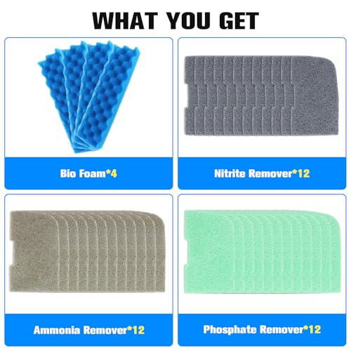 Filter Media compatible with Fluval 406 (40 Count)