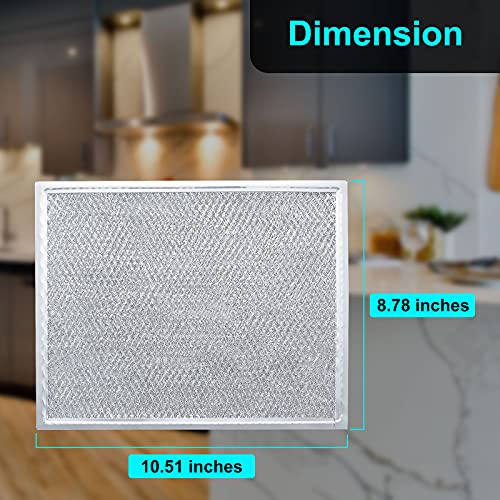 97006931 Range Hood Grease Filter 10.5 x 8.75 Inch for Broan Nutone BP29 NY NV Series Aluminum Filter Replacement (2 Count)