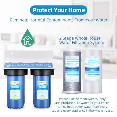2 Stage Whole House Water Filter System