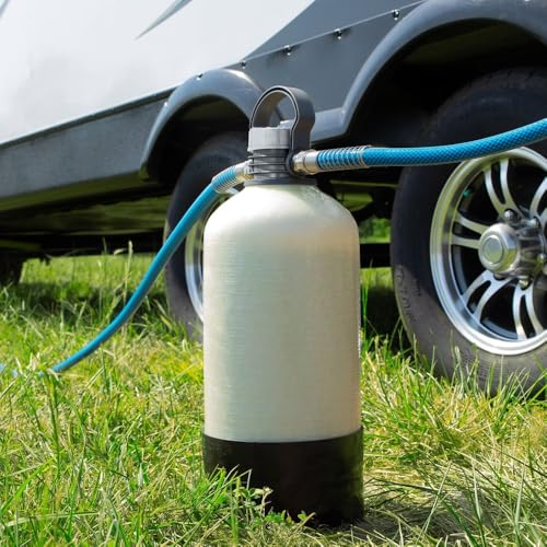 TastePURE Portable Compact 4 GPM Hard Water Softener Kit with Carry Handle