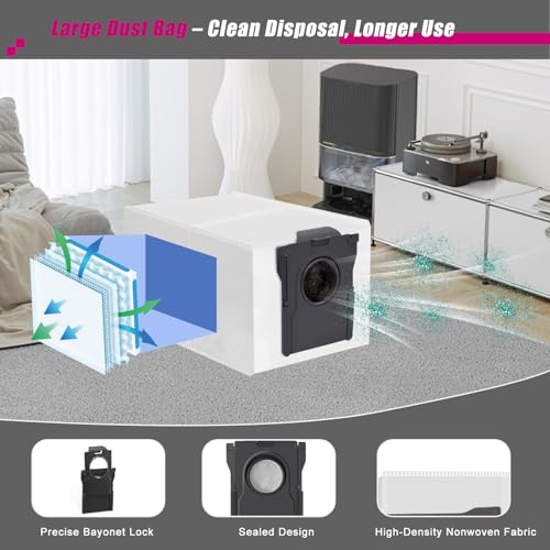 Accessories Kit for Dreame X40 Ultra L40 Ultra MOVA P10 Pro Ultra Robot Vacuum Cleaner (22 Count)