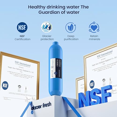 RV Marine Water Filter with 1 Flexible Hose Protectors 2 Pack (2 Count)