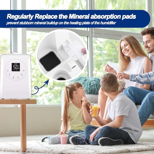 40 Pack Top Fill Humidifier Replacement Filters and Aroma Pads for LEVOIT (20 Count)