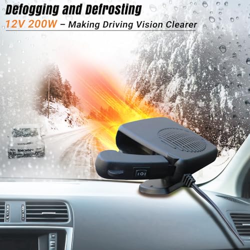 Car Heater 200W Car Heaters Auto Part 12V Portable Heater for Car