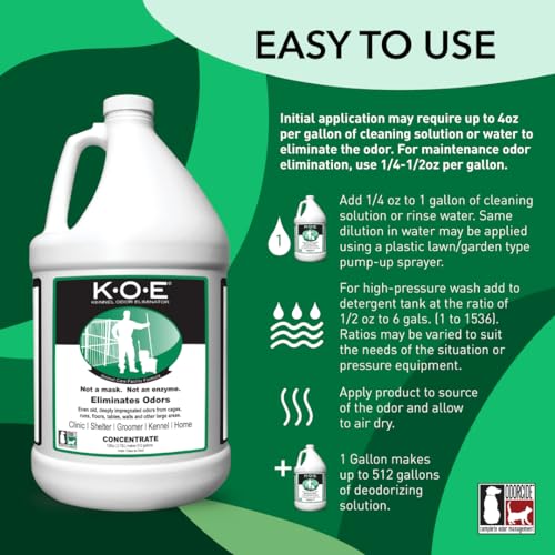 Thornell KOE Kennel Odor Eliminator Concentrate (128 Fl Oz)