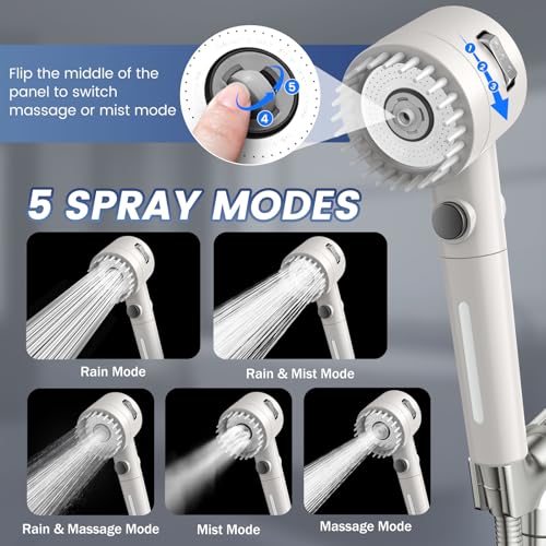 Filtered Shower Head with Handheld