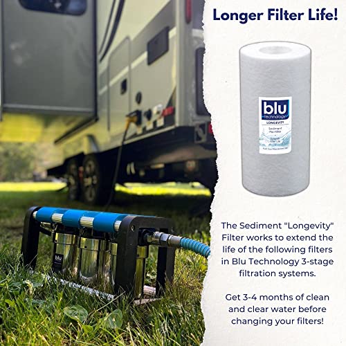 GoBluTech Trio RV Water Filter Recharge Pack for R3 & AR3