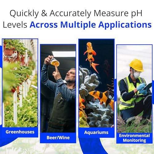 pH Pen Meter and Probe Care Kit pH for Optimal Plant Health