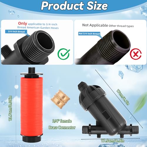 3 4" Drip Irrigation Disc Y Filter 120 Mesh 130 Micron
