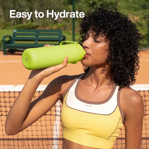 Insulated Water Bottle with Straw Stainless Steel Water Bottle