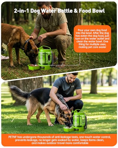 Portable Dog Water Bottle Bowl