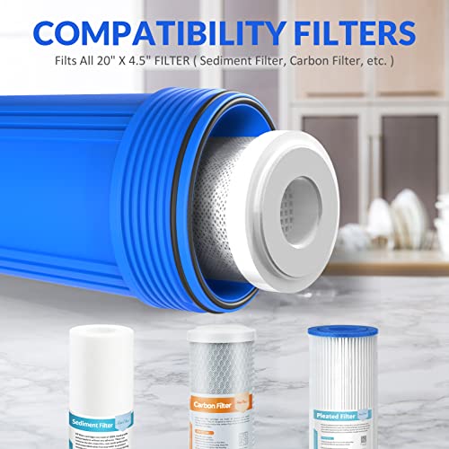 DB20P 20" *4.5" Whole House Sediment Water Filter Housing