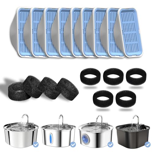 Cat Water Fountain Replacement Filters for 3.2L