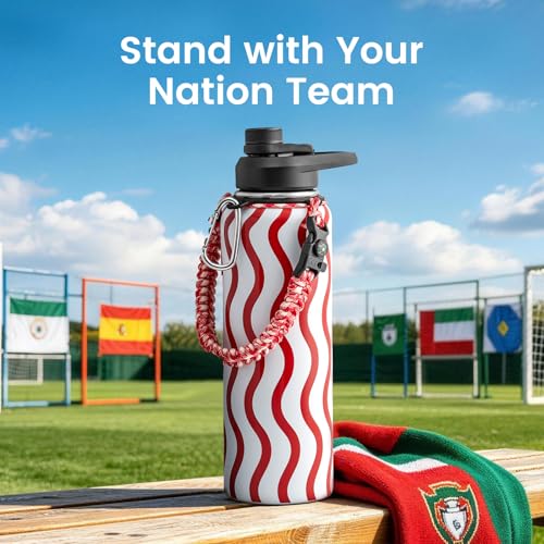 40 oz Insulated Water Bottle with Straw